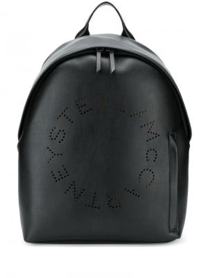 Перфорированный рюкзак с логотипом Stella McCartney. Цвет: черный