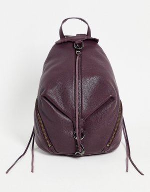 Фиолетовый рюкзак на сквозной молнии -Фиолетовый цвет Rebecca Minkoff