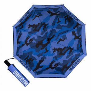 Зонт , синий MOSCHINO. Цвет: синий