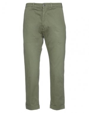 Джинсовые брюки (+) PEOPLE. Цвет: зеленый-милитари