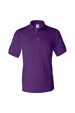 Рубашка поло из джерси DryBlend для взрослых с короткими рукавами , фиолетовый Gildan