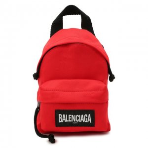 Текстильная сумка Explorer Balenciaga. Цвет: красный