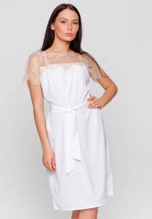Платье Karree. Цвет: белый