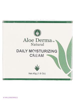 Крем увлажняющий для ежедневного применения Aloe Derma. Цвет: белый