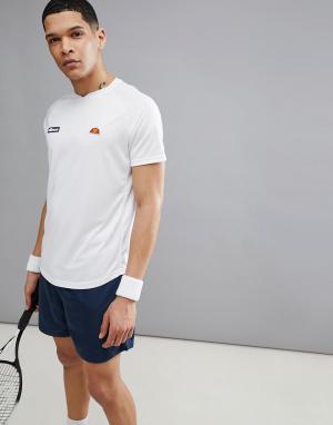Белая теннисная футболка с рукавами реглан -Белый ellesse
