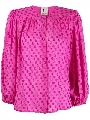LAutre Chose декорированная блузка L'Autre. Цвет: розовый