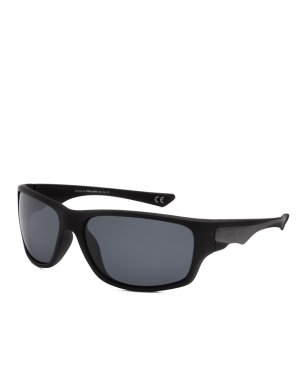 Черные солнцезащитные очки с запахом и поляризованными линзами , черный Polar