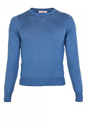 Пуловер LUCIANO BARBERA. Цвет: голубой