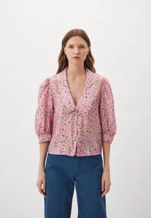Блуза Hugo Ebice. Цвет: розовый
