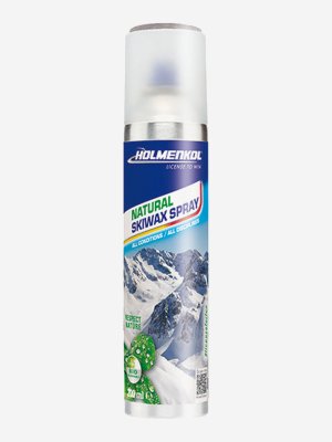 Мазь скольжения Natural Wax Spray, 200 мл, Синий Holmenkol. Цвет: синий