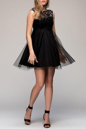 Платье Ironi. Цвет: черный