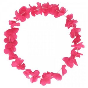 Гавайское ожерелье Цветочки (цвет розовый, оранжевый) (Набор 2 шт.) Happy Pirate. Цвет: розовый