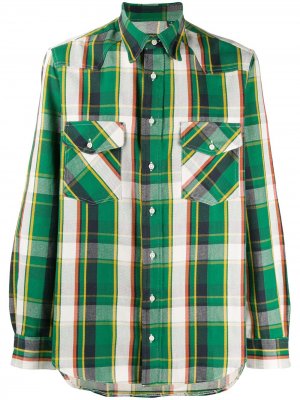 Рубашка Wester Sport Gitman Vintage. Цвет: зеленый