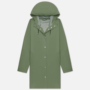Женская куртка дождевик Mosebacke Lightweight Stutterheim. Цвет: зелёный