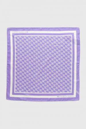 Шелковый шарф , фиолетовый Elisabetta Franchi