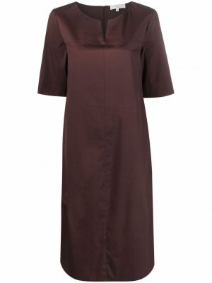 Lugano cotton-blend dress Antonelli. Цвет: коричневый