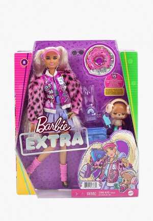 Кукла Barbie Экстра Блондинка с хвостиками. Цвет: разноцветный