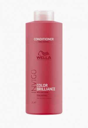Бальзам для волос Wella Professionals INVIGO COLOR BRILLIANCE защиты цвета, 1000 мл. Цвет: белый