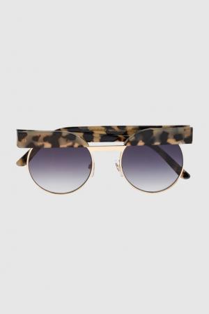 Солнцезащитные очки JPlus. Цвет: леопардовый