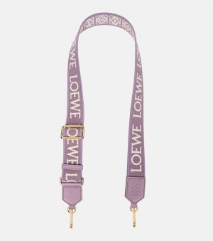 Жаккардовый ремень для сумки Anagram , розовый Loewe