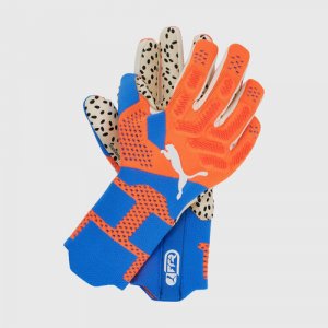 Вратарские перчатки , размер 7.5, оранжевый, синий PUMA. Цвет: синий/оранжевый/оранжевый-синий