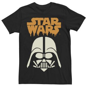 Мужская футболка с капающим логотипом Darth Vader на Хэллоуин Star Wars