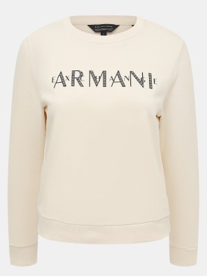 Свитшоты Armani Exchange. Цвет: молочный
