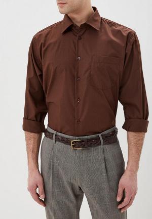 Рубашка Hansgrubber. Цвет: коричневый