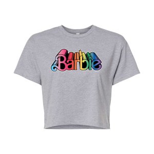 Укороченная футболка Juniors' Pride , серый Barbie