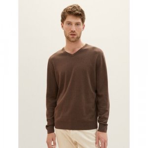 Пуловер , размер S, коричневый Tom Tailor. Цвет: коричневый