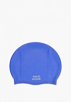 Шапочка для плавания MadWave Intensive Big. Цвет: синий
