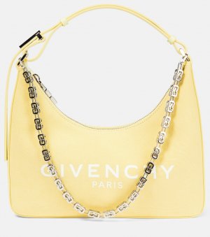 Маленькая сумка через плечо из холщовой ткани Moon Cut Out , желтый Givenchy
