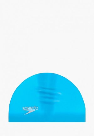 Шапочка для плавания Speedo MOULDED SILC. Цвет: голубой