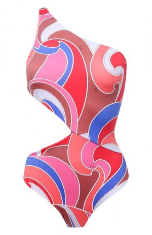 Слитный купальник Emilio Pucci. Цвет: розовый