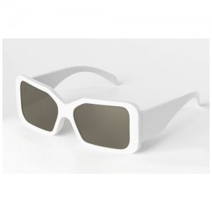 Солнцезащитные очки , белый FAKOSHIMA. Цвет: белый