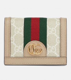 Кожаный кошелек Ophidia GG , бежевый Gucci