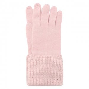Кашемировые перчатки William Sharp. Цвет: розовый