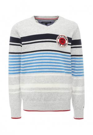 Пуловер Tommy Hilfiger. Цвет: серый