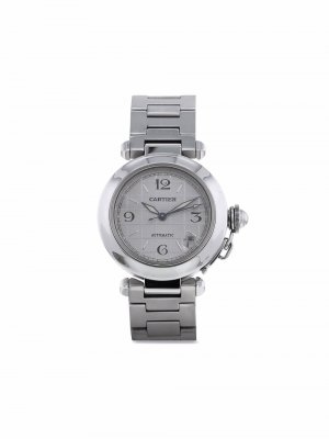 Наручные часы Pasha pre-owned 35 мм 1990-х годов Cartier. Цвет: серебристый