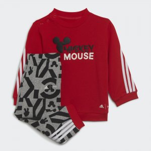 Джемпер и брюки adidas x Disney Mickey Mouse, красный/серый/черный/белый