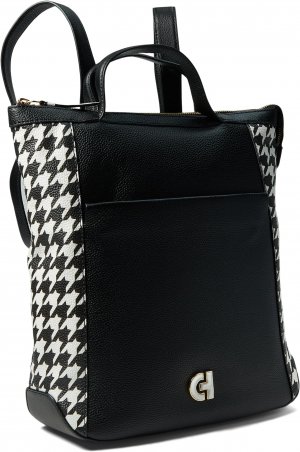 Рюкзак Grand Ambition Small Convertible Backpack , цвет Black/White Houndstooth/Optic Cole Haan