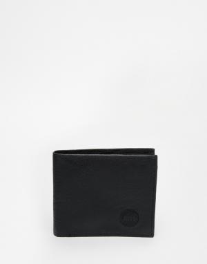 Складной матовый бумажник Mi-Pac. Цвет: черный