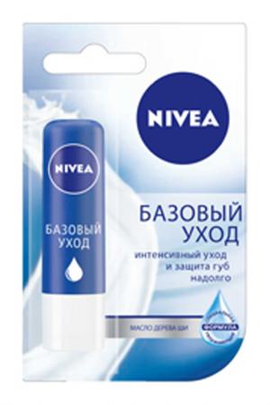 Бальзам для губ Базовый уход NIVEA. Цвет: none
