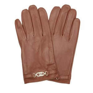 Перчатки hw lthr glove dill , коричневый Lauren Ralph