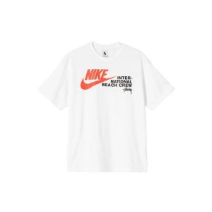Белая пляжная футболка унисекс x Stussy International DD3070-121 Nike