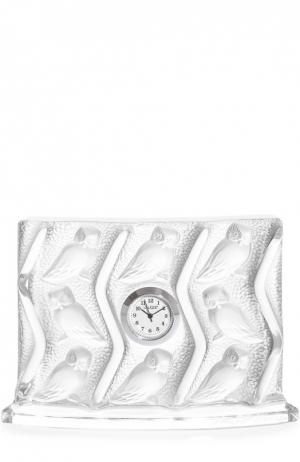 Часы Hulotte Owl Lalique. Цвет: бесцветный