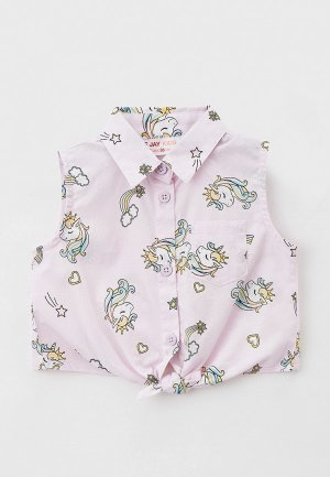 Блуза Gloria Jeans. Цвет: розовый