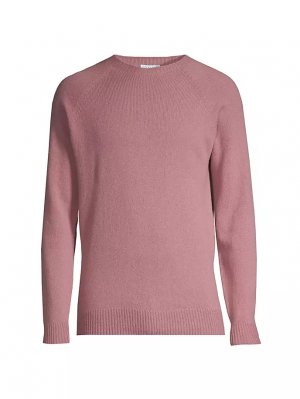 Шерстяной свитер с круглым вырезом , цвет vintage pink Sunspel
