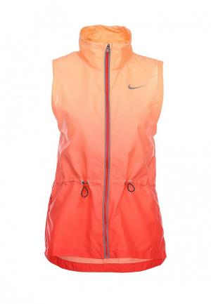 Жилет спортивный Nike GRADIENT VEST. Цвет: оранжевый