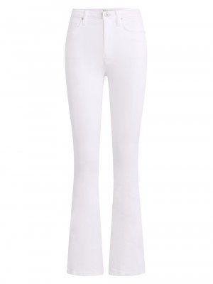 Эластичные расклешенные джинсы Holly с высокой посадкой , белый Hudson Jeans